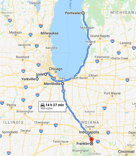Pentwater trip 2020 route.PNG