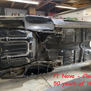 71 Nova - Cleaning up that underside